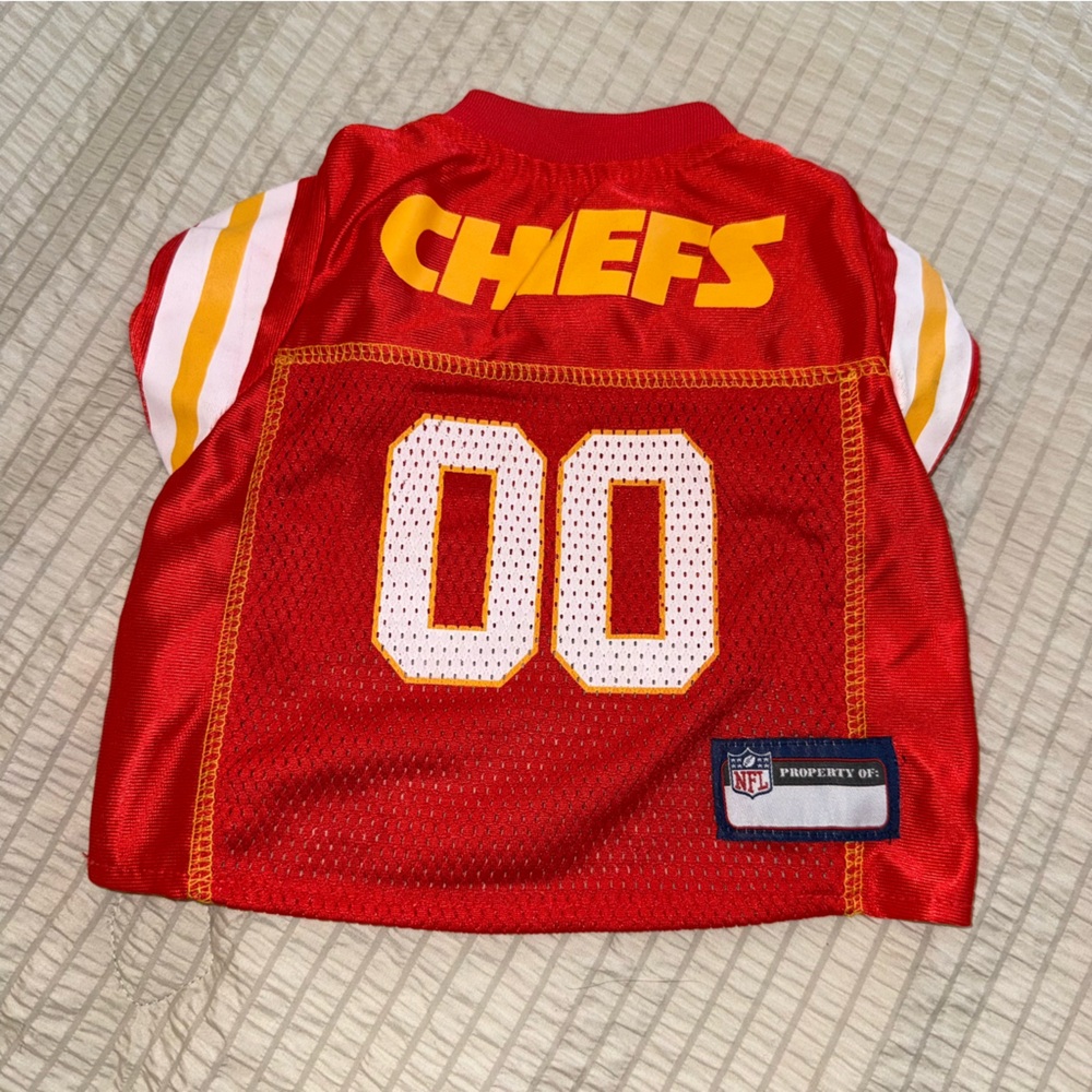 KC Chiefs Dog Jersey small